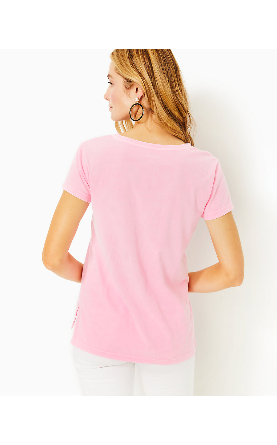 MEREDITH TEE - CONCH SHELL PINK