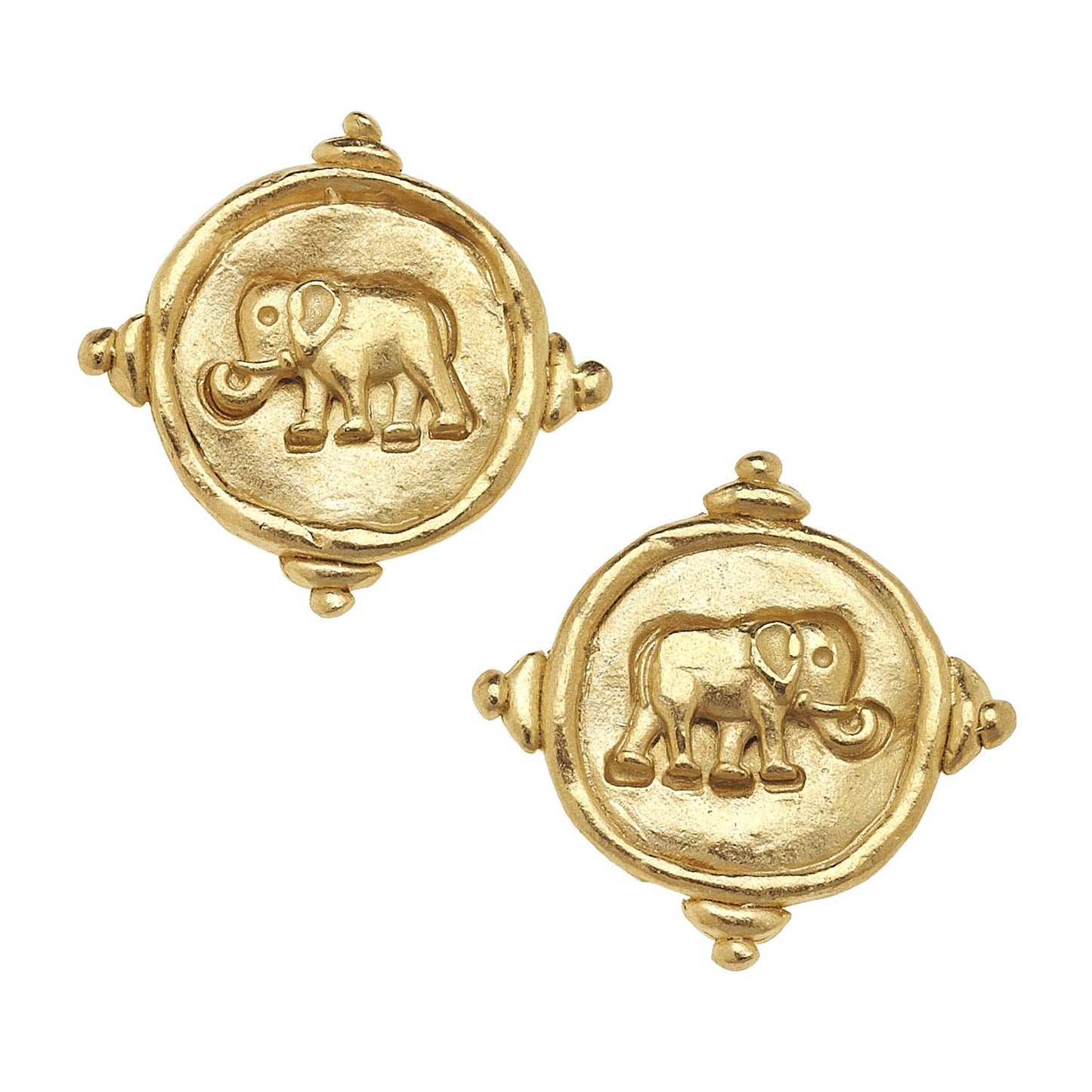 Elephant Intaglio Studs