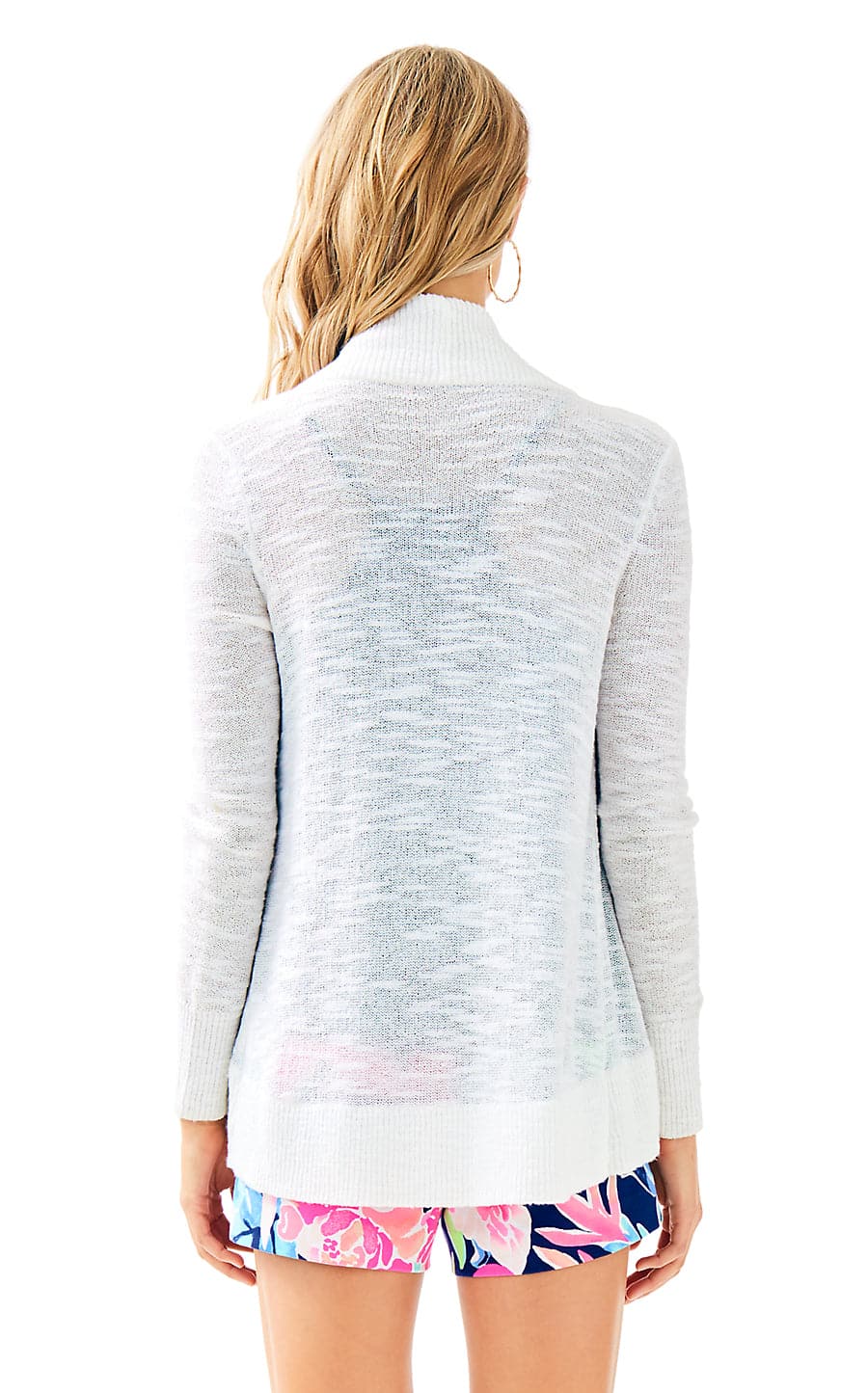 AMALIE CARDIGAN - RESORT WHITE