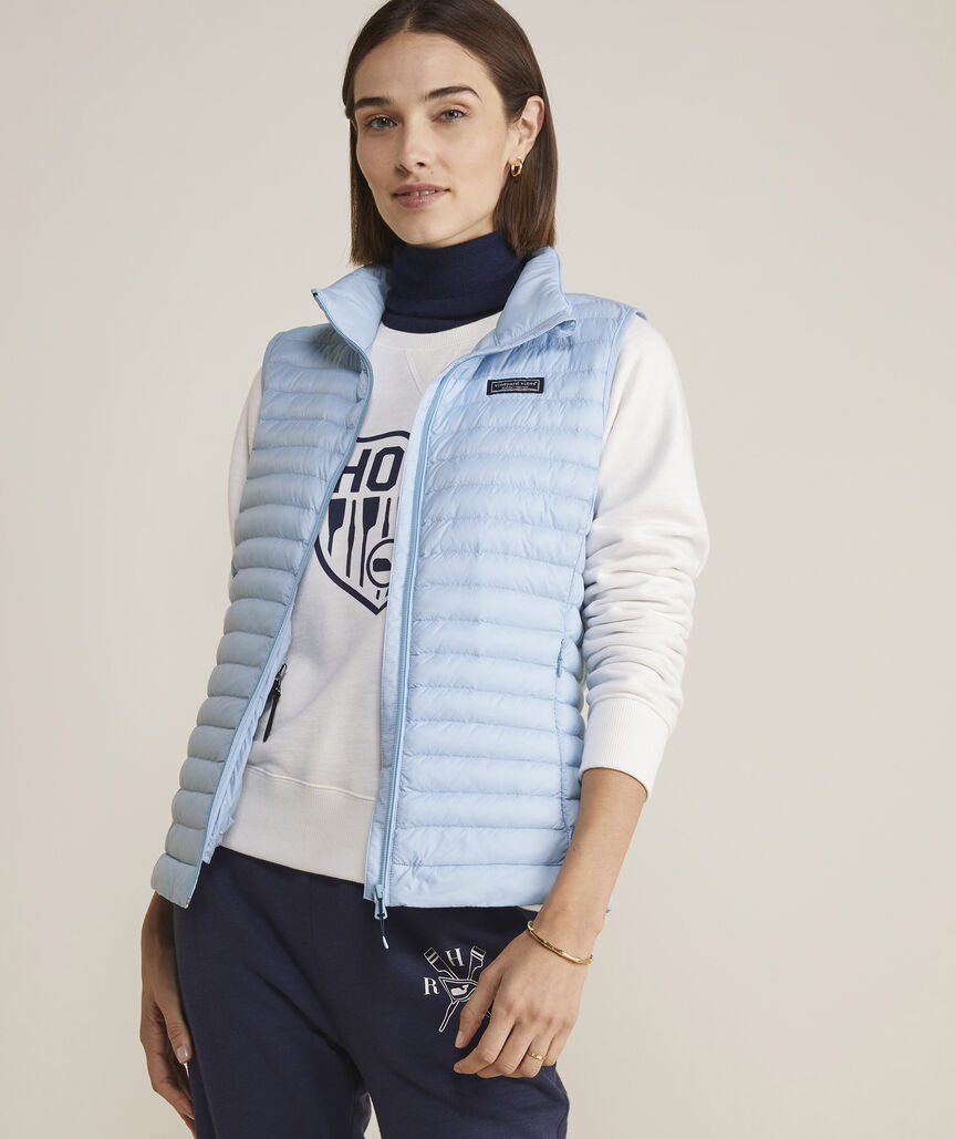 Lightweight Packable Puffer Vest - Jake Blue
