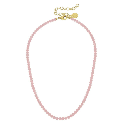 Alys Necklace: Light Pink
