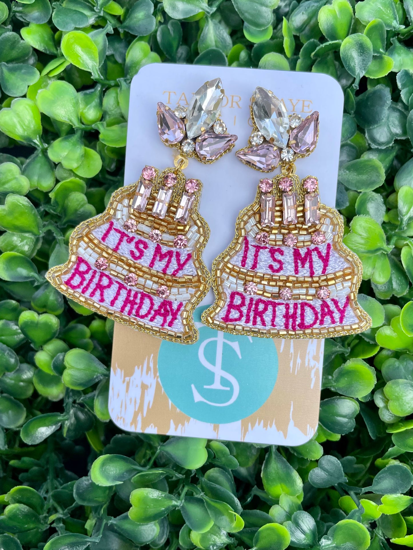 Birthday Barbie Cake Earrings