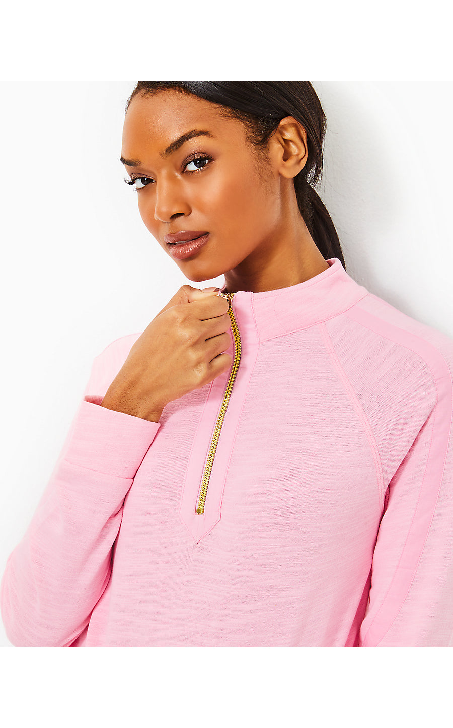ASHLEE PULLOVER - CONCH SHELL PINK
