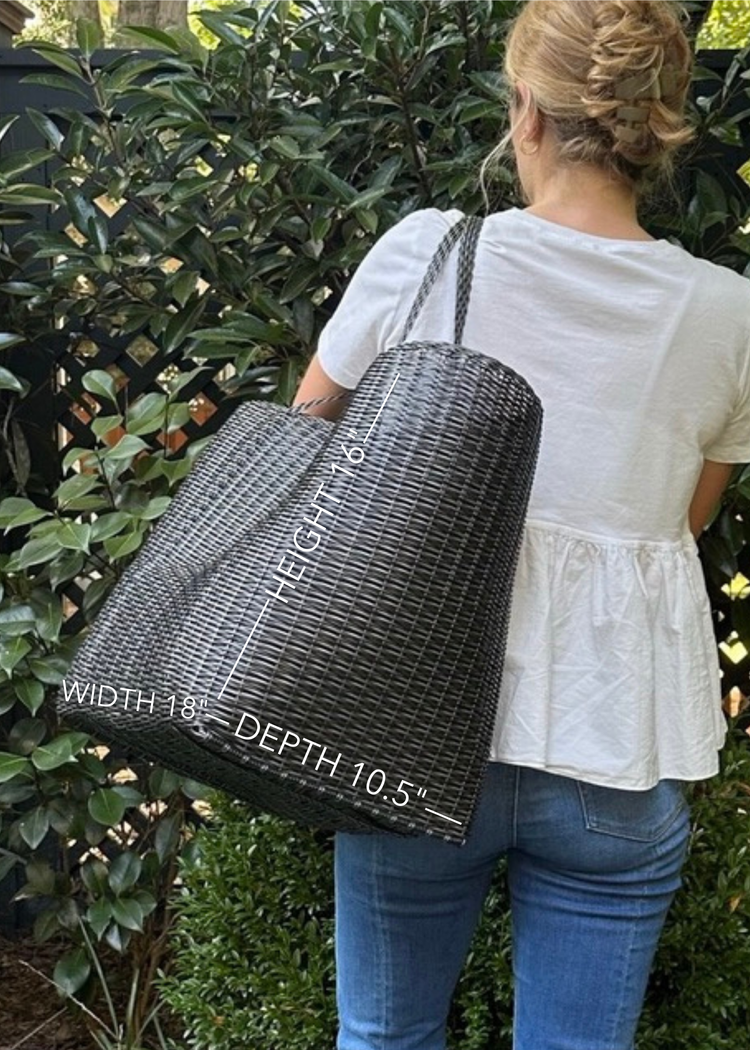 LARGE - PEPPER - BLACK + DARK GRAY