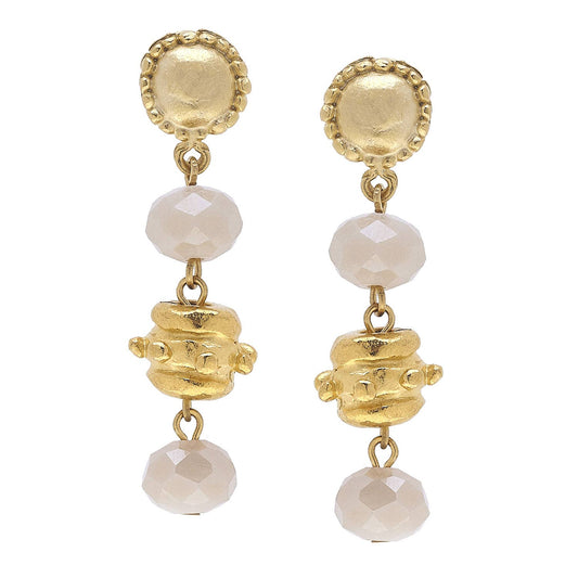 Milly Tier Earrings - IVORY