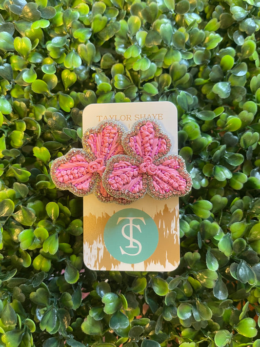 Georgia Flower Drops - Pink
