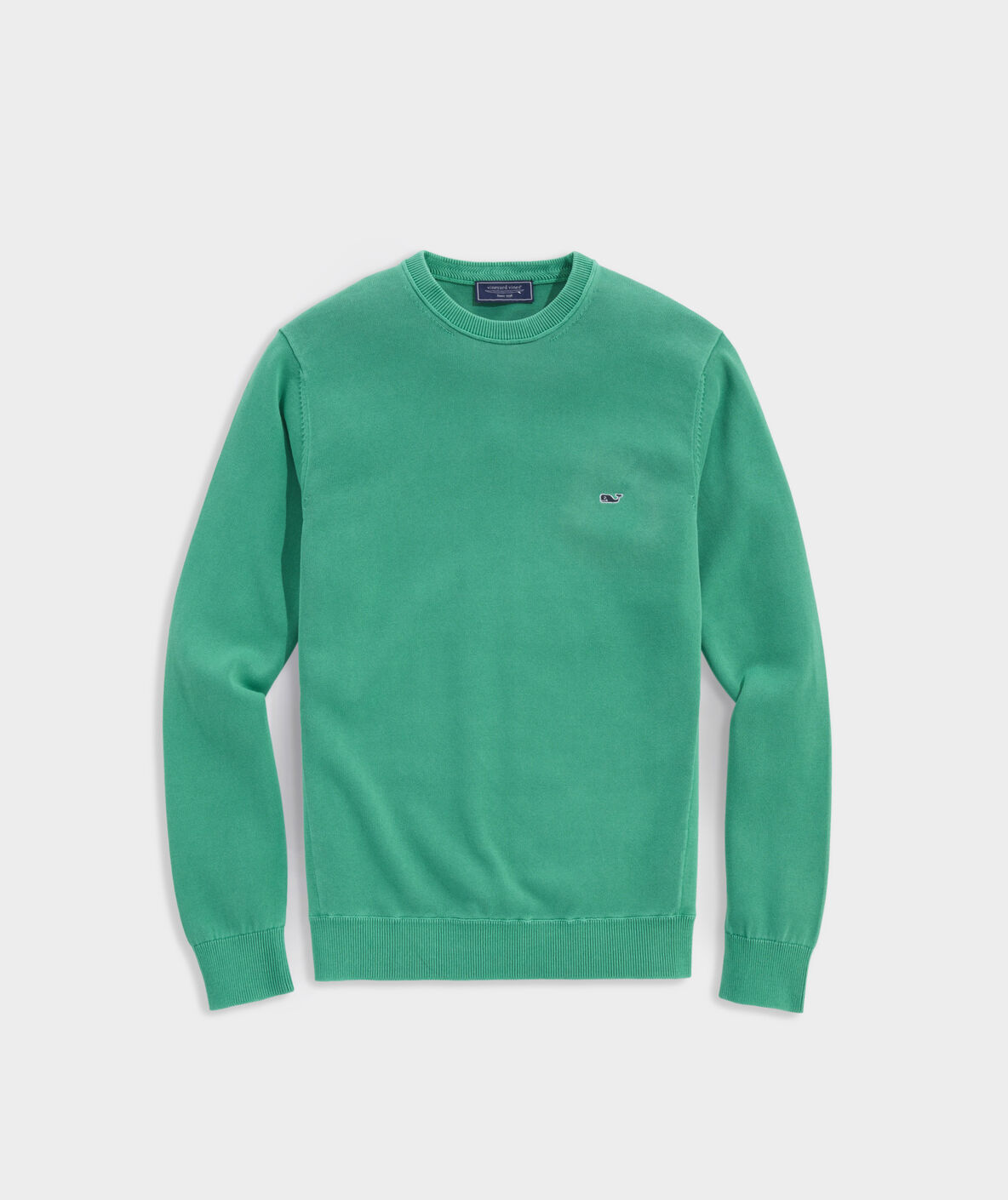Garment-Dyed Crewneck Sweater - Sea Swell