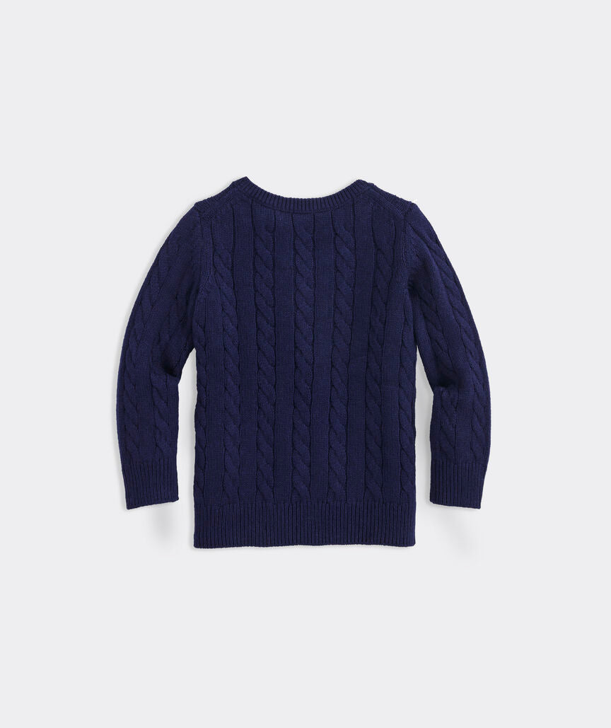 Baby Cotton Cashmere Sweater - Nautical Navy