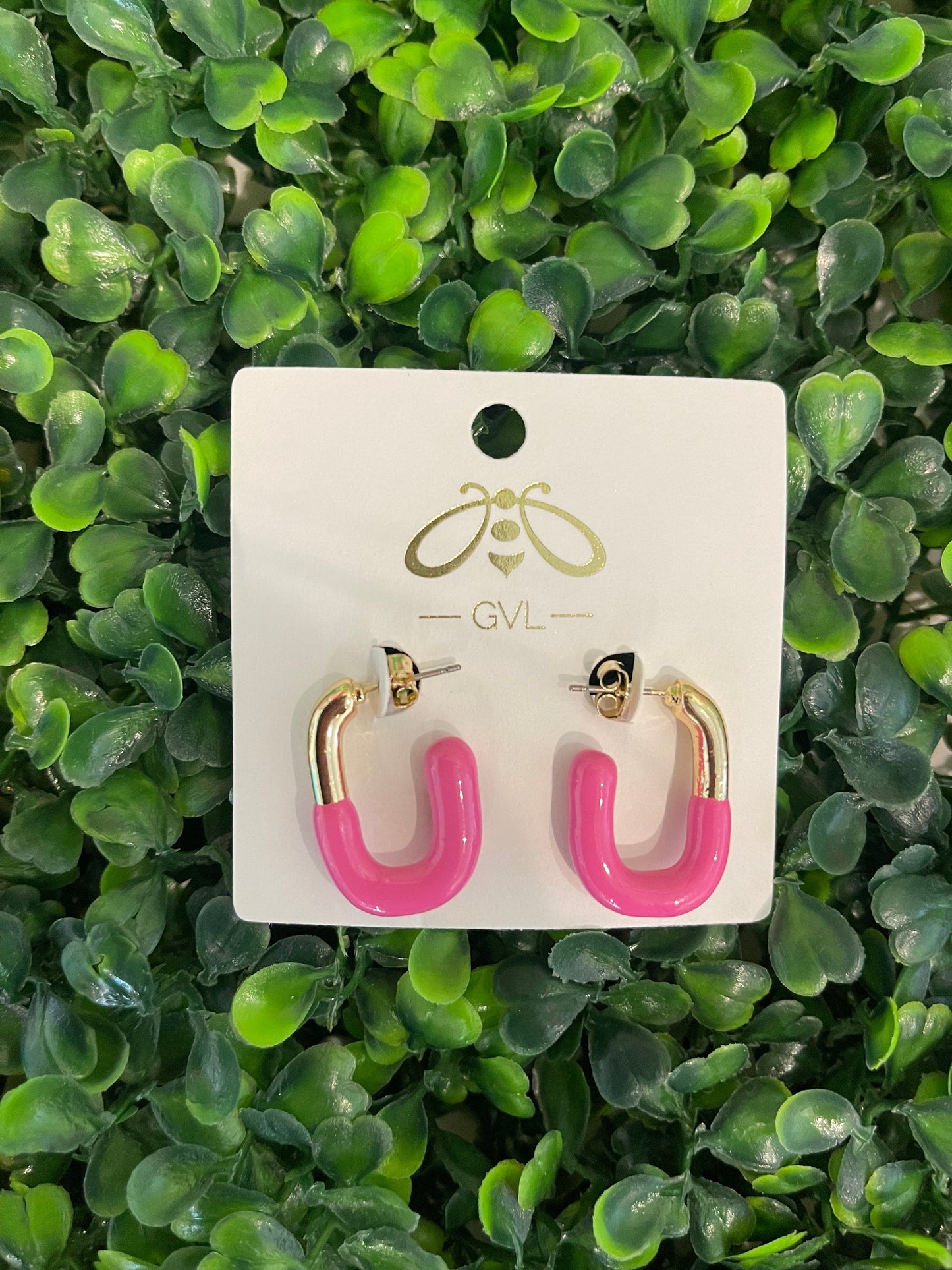 TWO TONE OVAL HOOPS