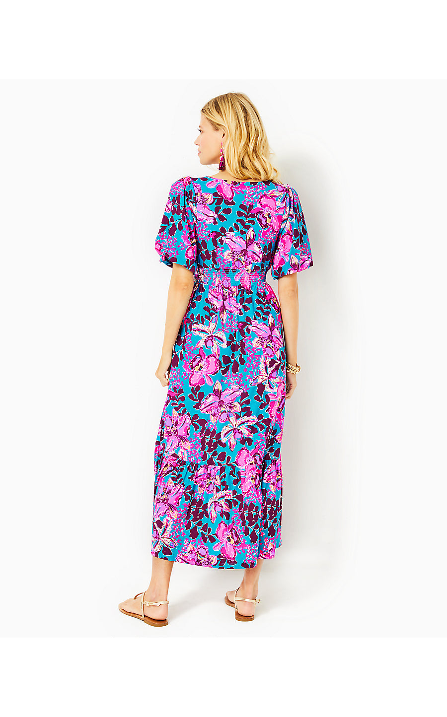 HOLLOWAY MIDI DRESS - ORCHID YOU NOT